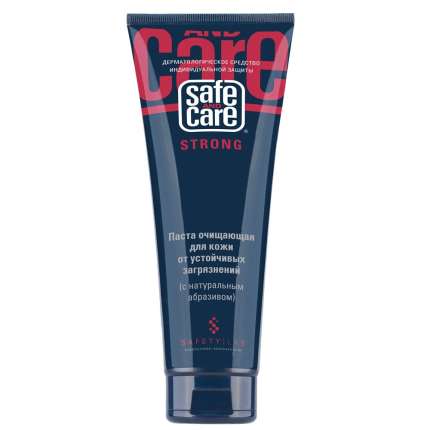 Паста Safe and Care STRONG для очистки рук от устойчивых загрязнений